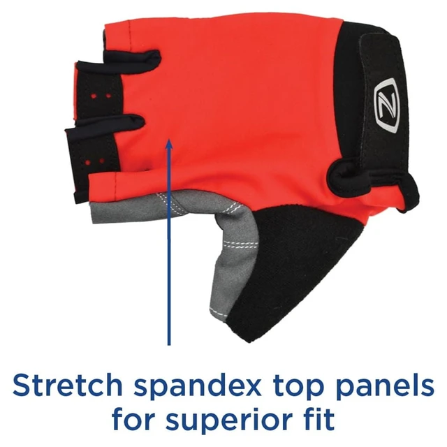 Alt view image 4 of 6 - Zefal Unisex Fingerless Comfort Bike Gloves, Sizes S-XL
