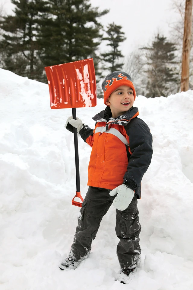 Alt view image 4 of 6 - EMSCO Group - Bigfoot Children's Toy Snow Shovel - Metal Handle - Polyethylene (11.25 Inches)