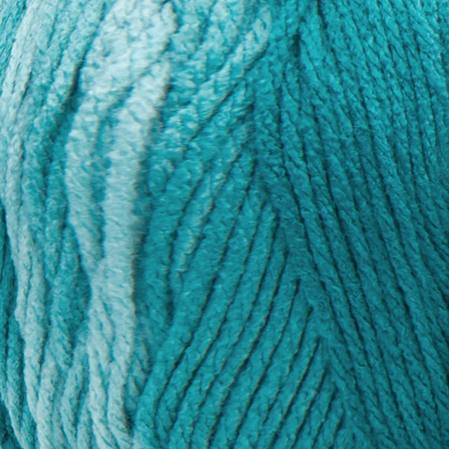 Alt view image 3 of 6 - Red Heart Super Saver Ombre Yarn-Deep Teal