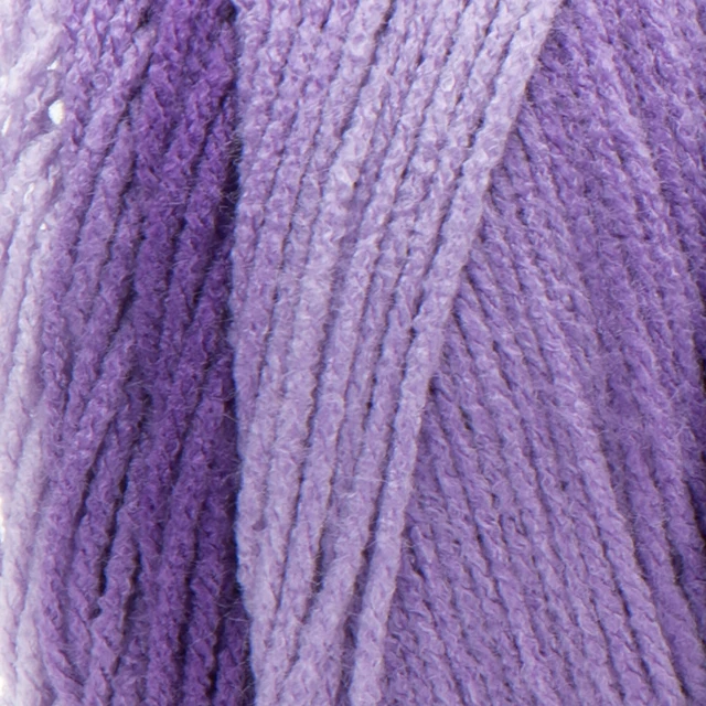 Alt view image 2 of 6 - Red Heart Super Saver Ombre Yarn, Violet, 10oz(283g), Medium, Acrylic