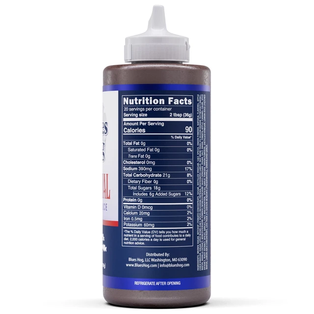 Alt view image 2 of 4 - Blues Hog Original Barbecue Sauce Squeeze Bottle, Gluten-Free, 25 oz