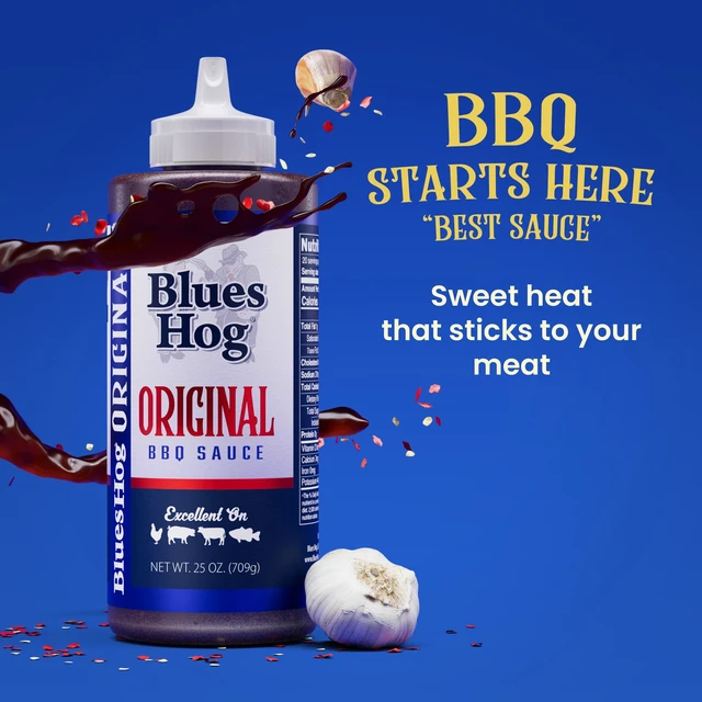 Alt view image 4 of 4 - Blues Hog Original Barbecue Sauce Squeeze Bottle, Gluten-Free, 25 oz