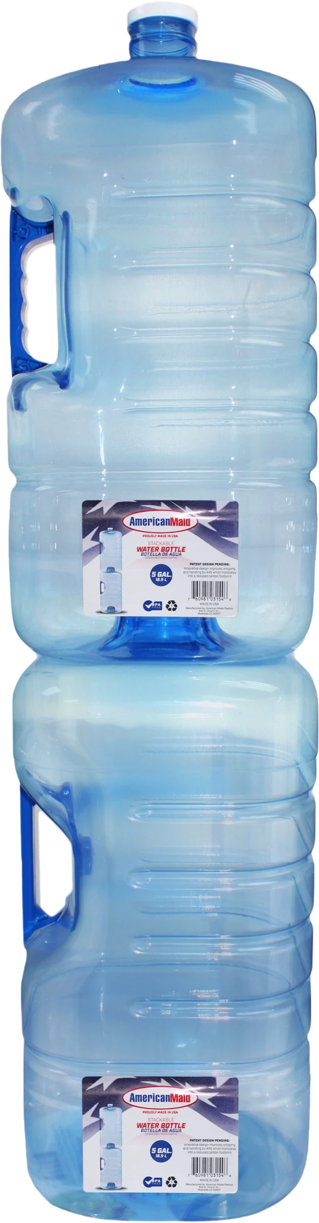 Alt view image 4 of 5 - American Maid 5 Gallon Stackable Water Bottle 640oz