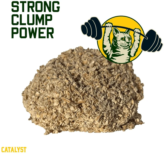 Alt view image 2 of 5 - Catalyst Pet Softwood Natural Clumping Cat Litter, Original Formula, 15 lb. Bag