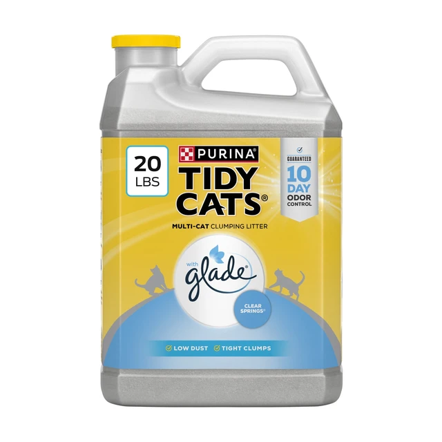 Main image of Purina Tidy Cats With Glade Clear Springs Scented, Odor Control, Clumping Multi-Cat Litter