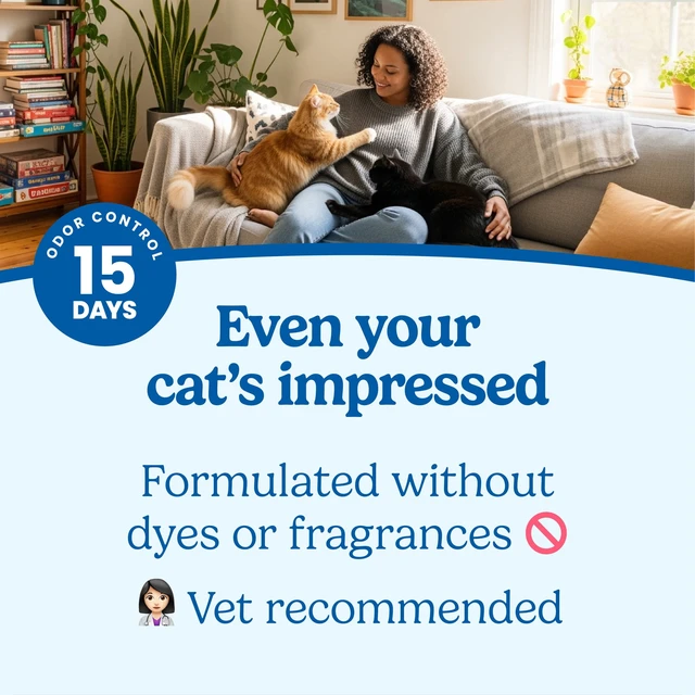Alt view image 2 of 5 - Fresh Step Simply Multi-Cat Clumping Cat Litter, Unscented, 22 lb Box