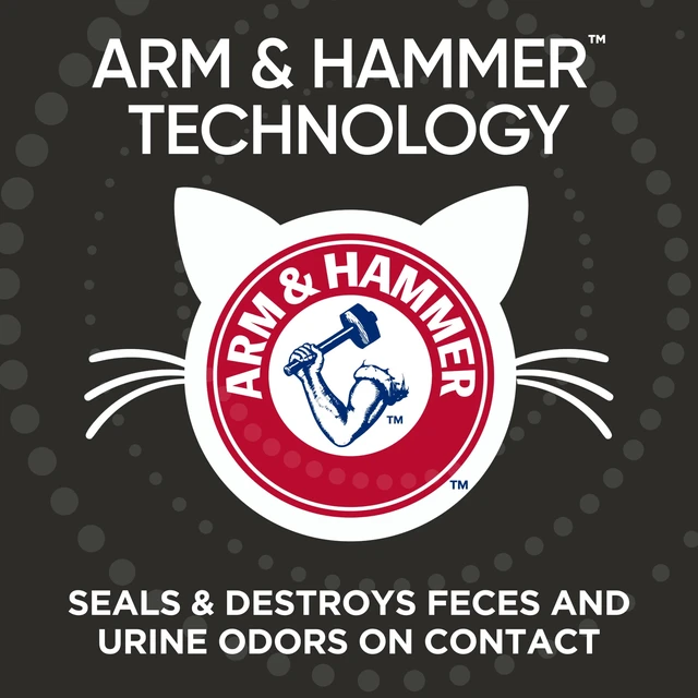 Alt view image 2 of 5 - ARM & HAMMER Dual Defense with Microban Clumping Cat Litter for Multi-Cat Households, 14 lbs