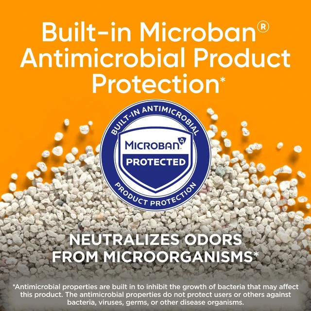 Alt view image 5 of 5 - ARM & HAMMER Dual Defense with Microban Clumping Cat Litter for Multi-Cat Households, 14 lbs