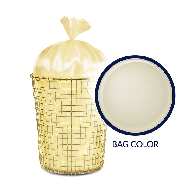 Alt view image 6 of 6 - Color Scents 8 Gallon Trash Bags Twist Tie 40 Count Vanilla Flower