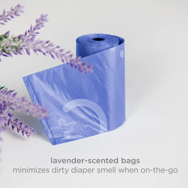 Alt view image 6 of 6 - Ubbi On-the-Go Refill Bags, Lavender Scented, 4 Pack