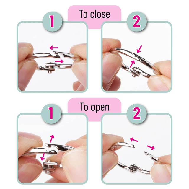 Alt view image 4 of 6 - Mr. Pen- Loose Leaf Binder Book Rings, 1 Inch, 40 Pack
