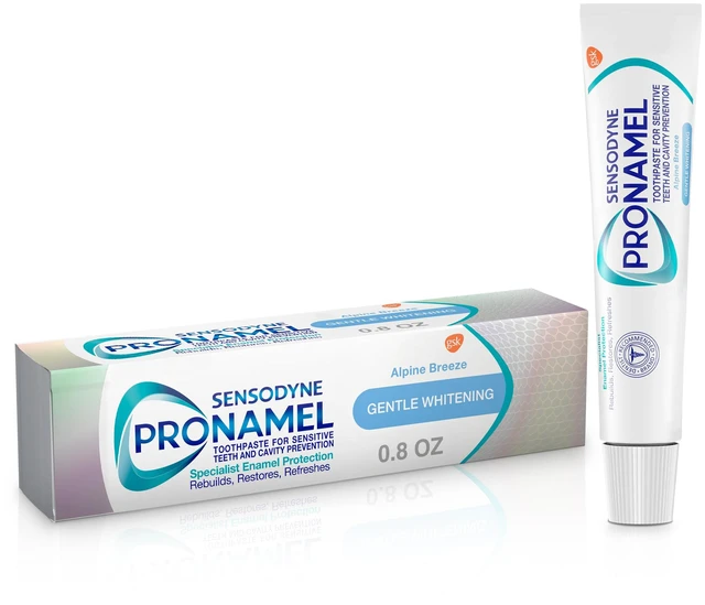 Main image of Sensodyne Pronamel Gentle Whitening Enamel Toothpaste, 0.8 Ounces