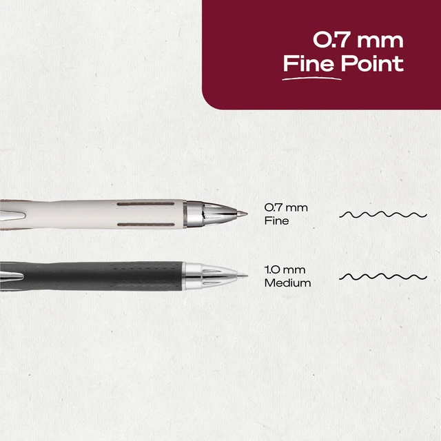 Alt view image 3 of 6 - uniball Jetstream RT Ballpoint Pens, Black Ink, 0.7mm Fine Point, 4 Count