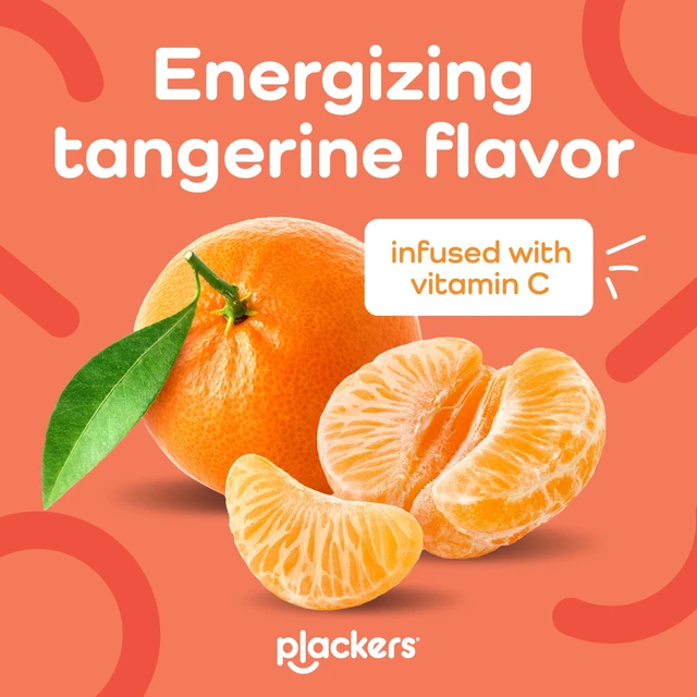 Alt view image 7 of 7 - Plackers® Gum Defense Floss Picks with Vitamin C, Energizing Tangerine Flavor, GentleFloss, 4 Pack of 75