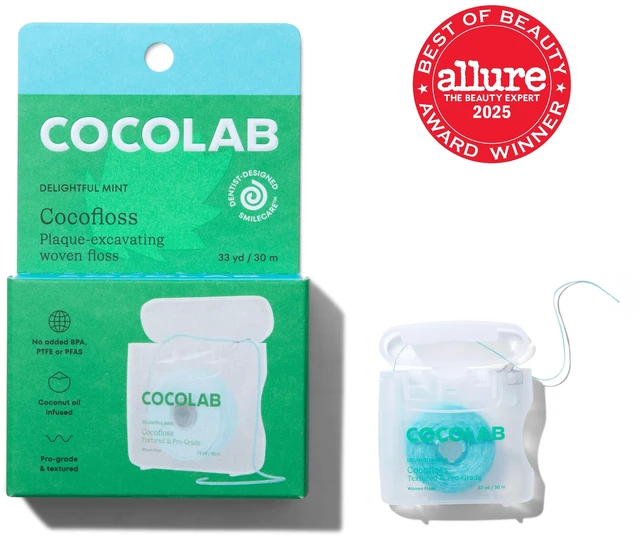 Main image of COCOLAB Cocofloss Refillable Dental Floss 33 yd - Delightful Mint