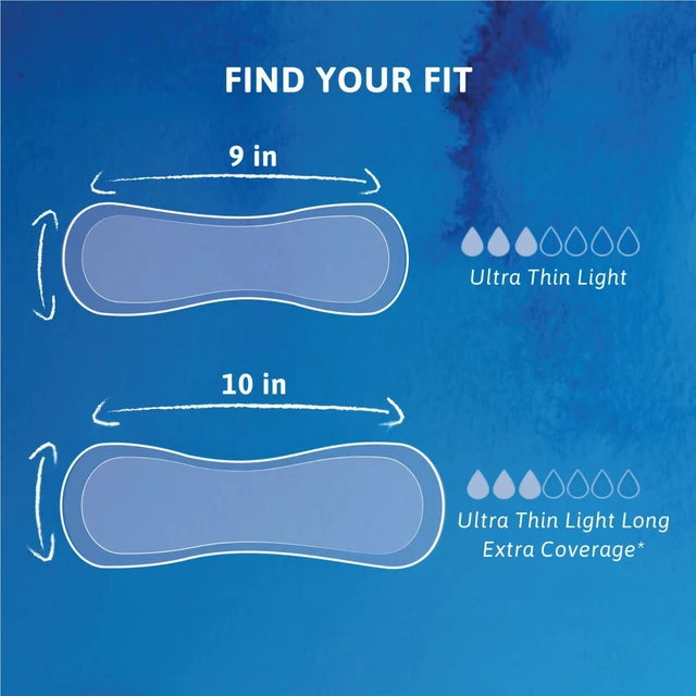 Alt view image 4 of 6 - TENA Sensitive Care Ultra Thin Light Incontinence Pads Women, Regular, 30ct