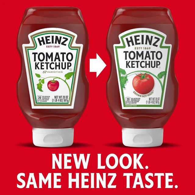 Alt view image 3 of 6 - Heinz Tomato Ketchup, 20 oz Bottle