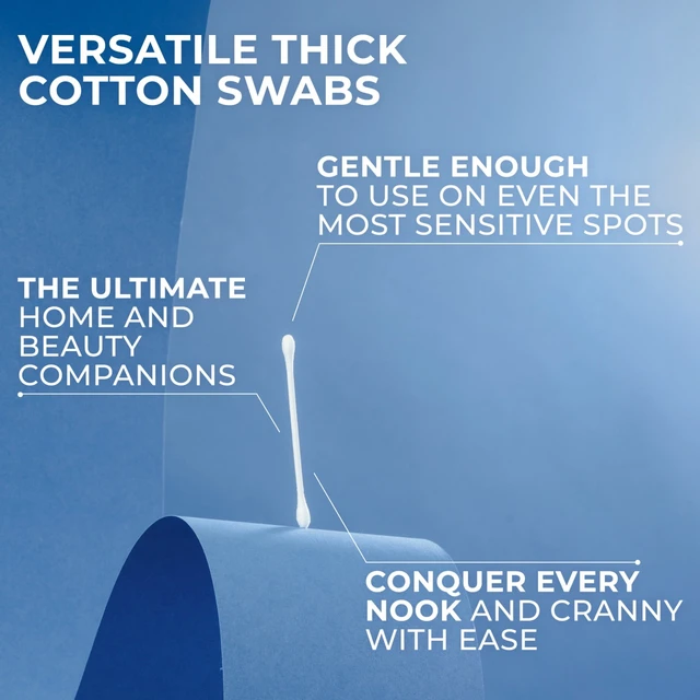 Alt view image 4 of 5 - Q-tips Baby Cotton Swabs, 100% Organic Cotton, Soft & Gentle for Baby Care, 200 Count