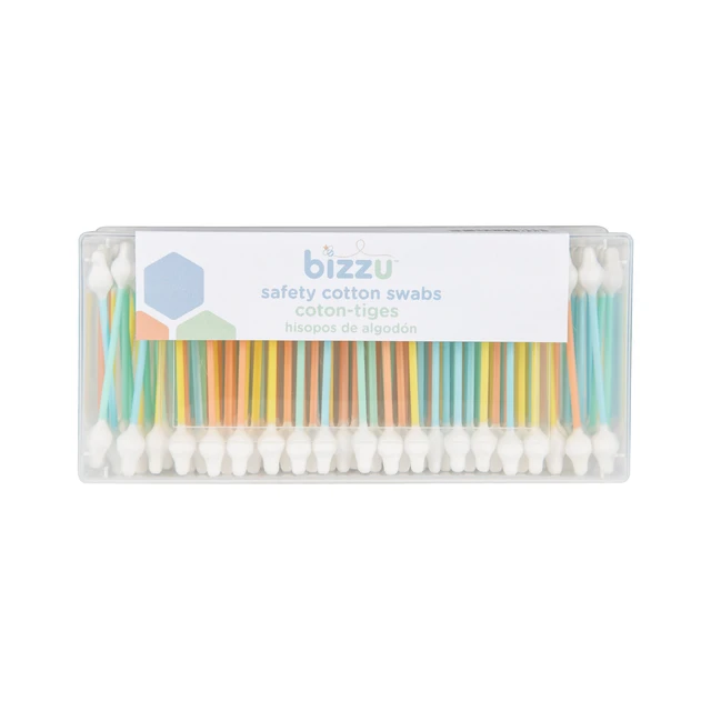 Alt view image 3 of 4 - Bizzu Safety Cotton Swabs 280 Count for Newborns - Gentle Double Sided Tips