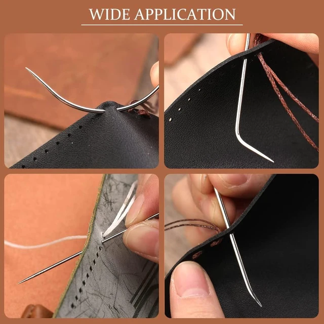 Alt view image 2 of 6 - Veroave Sewing Needles, Curved Needle, 20 PCS Upholstery Needle