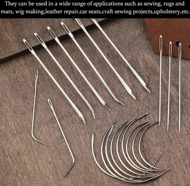 Alt view image 5 of 6 - Veroave Sewing Needles, Curved Needle, 20 PCS Upholstery Needle