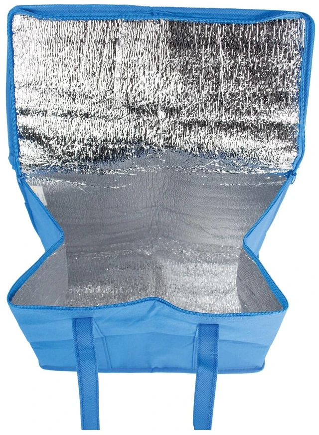 Alt view image 6 of 7 - Walmart Premium Reusable Insulated Freezer Bag for Adults, Blue