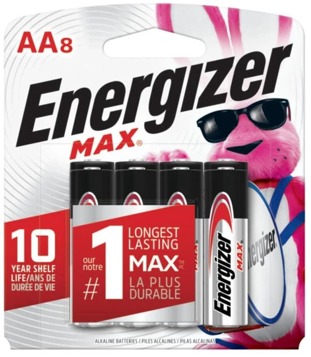Main image of Energizer MAX (8 pack), Double A Alkaline Batteries