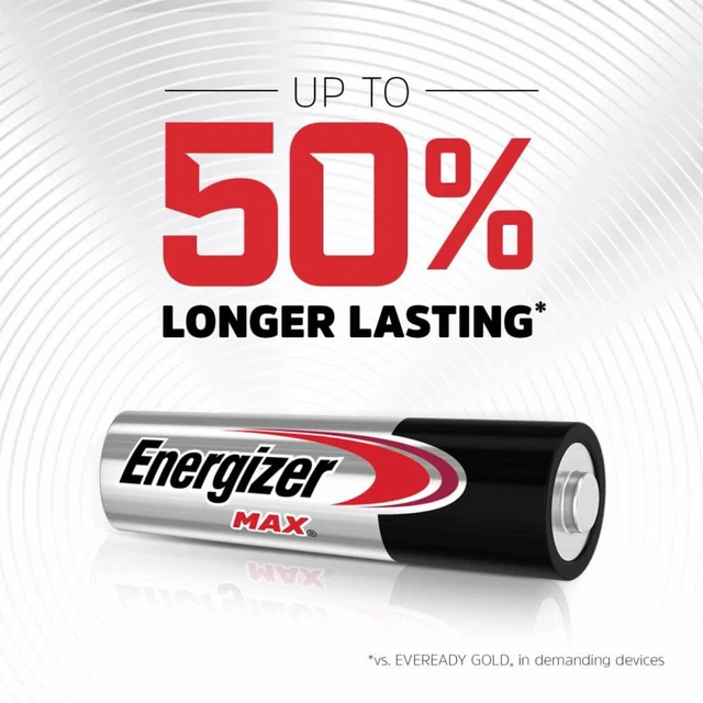 Alt view image 4 of 4 - Energizer MAX (8 pack), Double A Alkaline Batteries