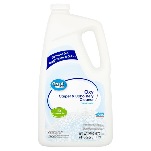 Alt view image 2 of 6 - Great Value Carpet & Rug Cleaners, Fresh Scent, 64 Fluid Ounce 2137