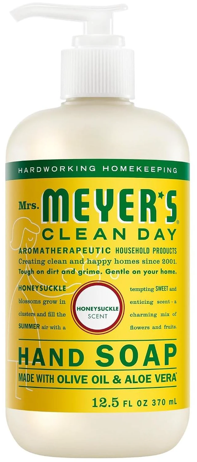 Main image of MRS. MEYER'S CLEAN DAY Hand Soap, Honeysuckle Scent, 12.5 Fl Oz Bottle