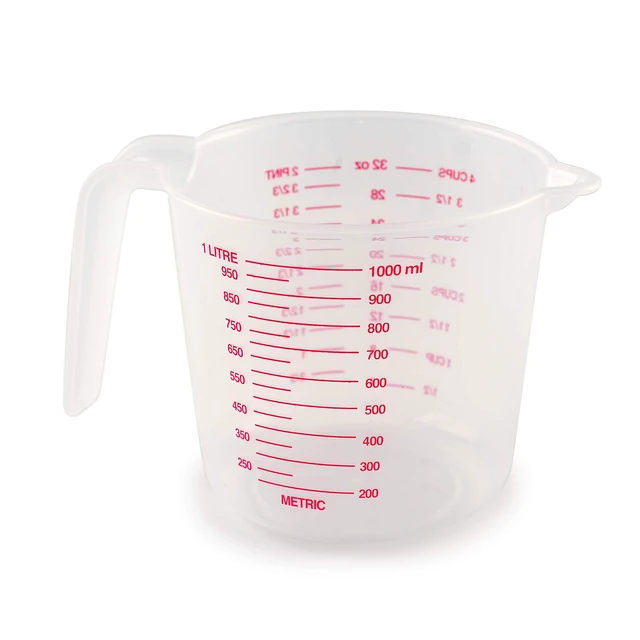 Alt view image 2 of 5 - Norpro 4-Cup Plastic Measuring Cup, Clear