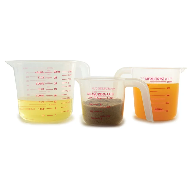 Alt view image 3 of 5 - Norpro 4-Cup Plastic Measuring Cup, Clear