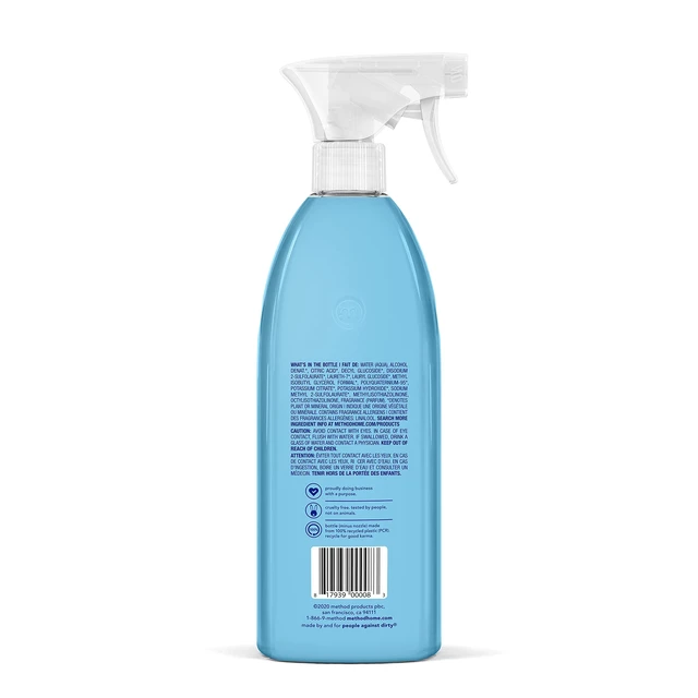 Alt view image 5 of 5 - method Bathroom Cleaner, Eucalyptus Mint, 28 fl oz