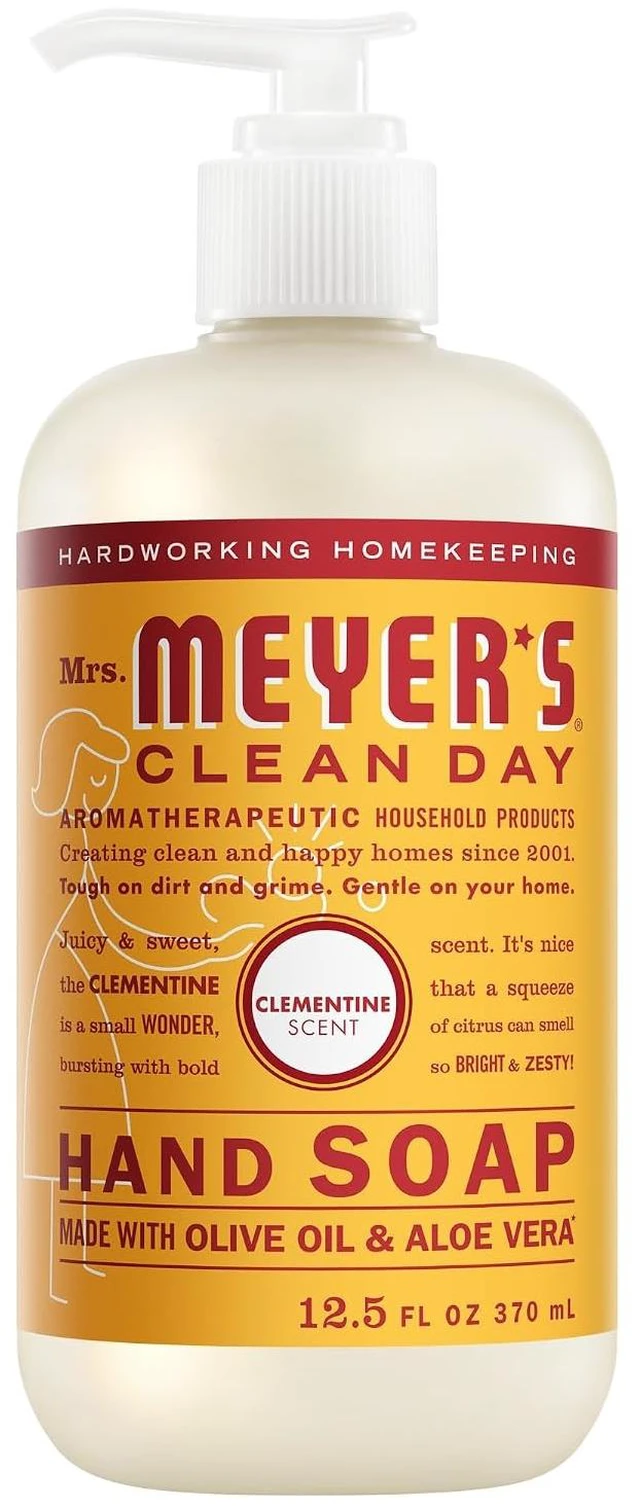 Main image of MRS. MEYER'S CLEAN DAY Hand Soap, Clementine Scent, 12.5 Fl Oz Bottle