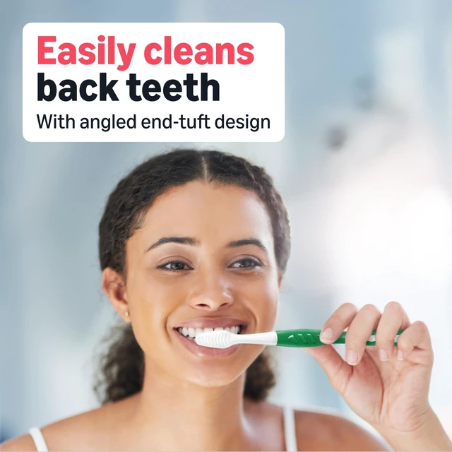 Alt view image 4 of 5 - Amazon Basics Clean Plus Toothbrushes, Soft, Full, 10 Count, 1 Pack, Packaging May Vary
