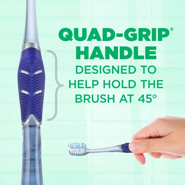 Alt view image 5 of 6 - GUM Technique Deep Clean Toothbrush - Compact Head - Soft Toothbrushes for Adults with Sensitive Soft Bristles, 3 Count