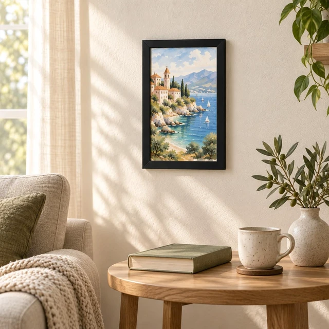 Alt view image 5 of 7 - JCJMY 6x10 Picture Frame for Wall or Tabletop Display, Black
