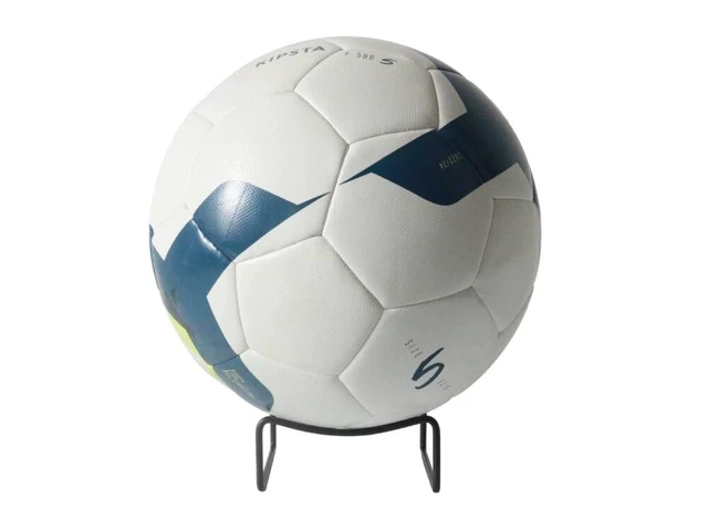 Alt view image 6 of 6 - HillSpring Metal Football Display Stand, Base Holder for Basketball, Bowling, Soccer, Volleyball, Rugby and Other Autographed Balls