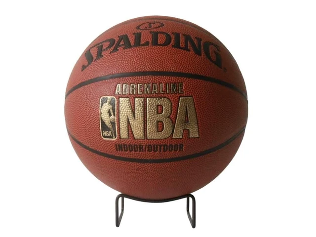 Alt view image 2 of 6 - HillSpring Metal Football Display Stand, Base Holder for Basketball, Bowling, Soccer, Volleyball, Rugby and Other Autographed Balls
