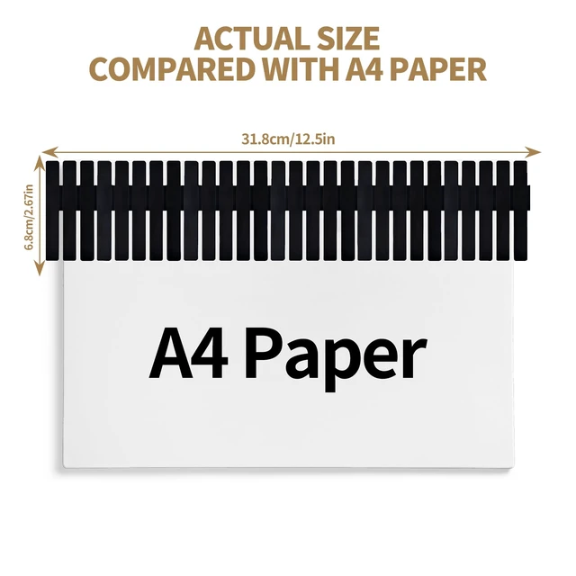 Alt view image 4 of 6 - Adjustable Drawer Dividers, Cut-to-Fit DIY Organizers, Black, 8 Pack
