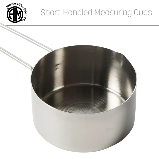 Alt view image 6 of 6 - American METALCRAFT, Inc. MCW75 3/4 Stainless Steel Measuring Cup, 3/4-Cup, Silver, 1 Count (Pack of 1)