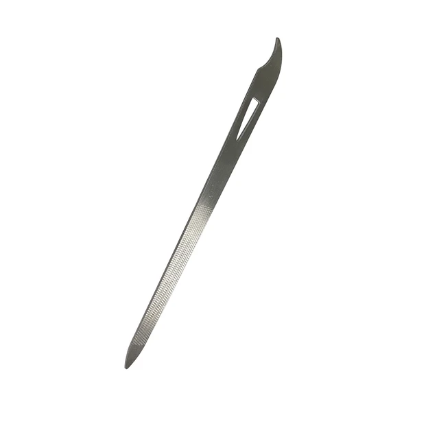 Alt view image 4 of 7 - Nail Files for Natural Nails (6 Pack), Metal Nail File 5.5 Stainless Steel Thin Durable Nail Filer with Curved Sharp Pointed Tip Double Sided Manicure Pedicure Toenails Tools
