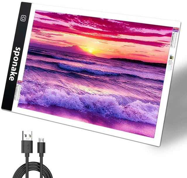 Main image of A4 Light Pad for Diamond Painting, Diamond Art Light Board, USB Powered