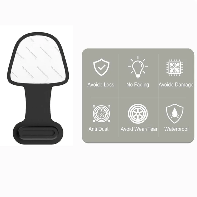 Alt view image 6 of 7 - USB C-Type Anti Loss Dust Plugs, USB C-Type Port Silicone Dust Covers, with Detachable Adhesive for Mobile Phone, Compatible with iPhone 18/17/16/15/Pro/Pro Max..., All USB C Ports (Type-C-1)