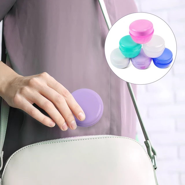Alt view image 6 of 7 - GAQWOK 6 Pcs 20ml Small Travel Containers Portable Toiletry Storage Jars