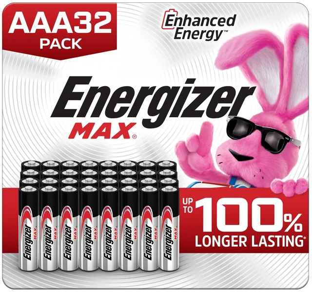 Main image of Energizer MAX AAA Batteries (32 Pack), Triple A Alkaline Batteries