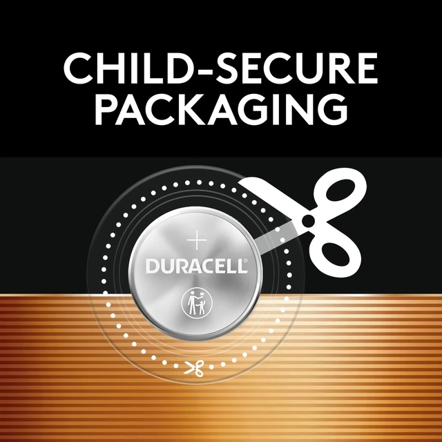 Alt view image 5 of 5 - Duracell 2025 Lithium Coin Battery 3V, Bitter Coating Discourages Swallowing, 2 Pack