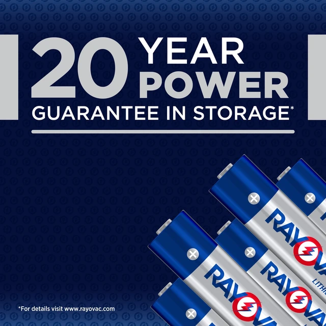 Alt view image 4 of 5 - RAYOVAC 1.5V Lithium AA Batteries (8 Pack), Double A Batteries