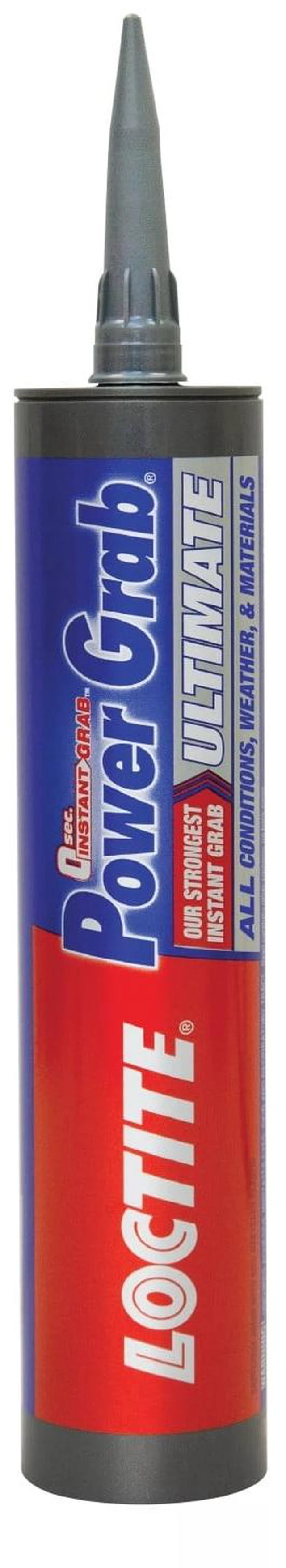 Alt view image 2 of 5 - Loctite Power Grab Ultimate Construction Adhesive Pack of 1, White 9 fl oz Cartridge