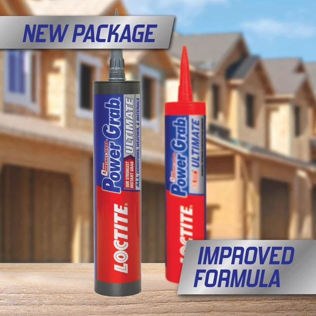 Alt view image 3 of 5 - Loctite Power Grab Ultimate Construction Adhesive Pack of 1, White 9 fl oz Cartridge
